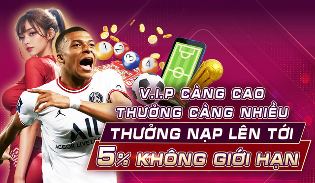 khuyến mãi thưởng nạp 5%