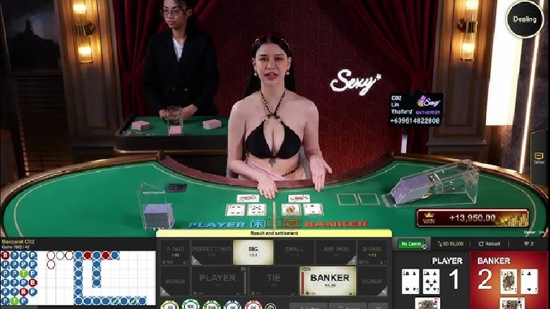 Giao diện đẹp mắt sexy baccarrat